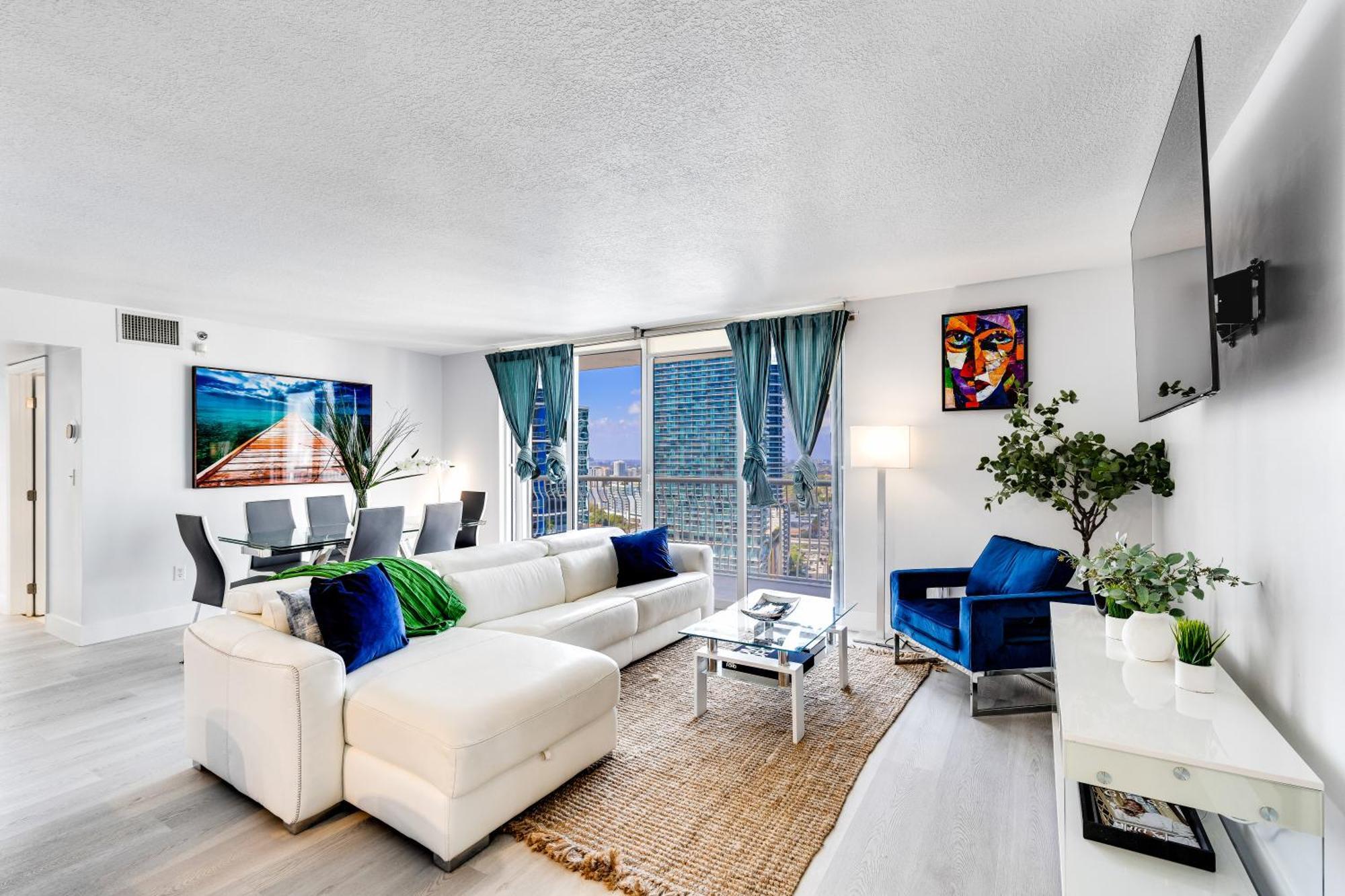 Upscale Brickell 3 Bedroom With Water Views And Free Parking Miami Buitenkant foto